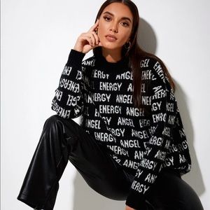 Motel Rocks | Sweaters | Motel Pinky Promise Oversized Sweater | Poshmark